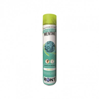 Aerosol bactericide menthe RONT 1L brut / 750ml net