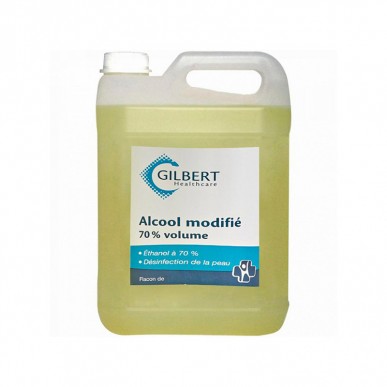 Alcool modifié 70% GILBERT HEALTHCARE 5L