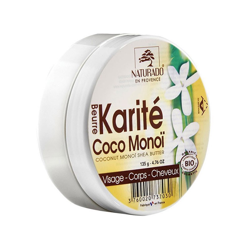 Beurre De Karite Coco Monoi 135Gr Bio