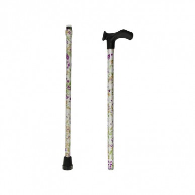 Canne ergonomique Homecraft Fleurs des bois Gauche