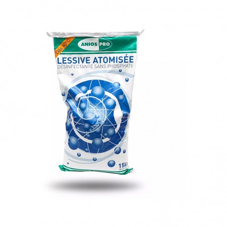 Lessive atomisee desinfectante ANIOS sac de 15kg