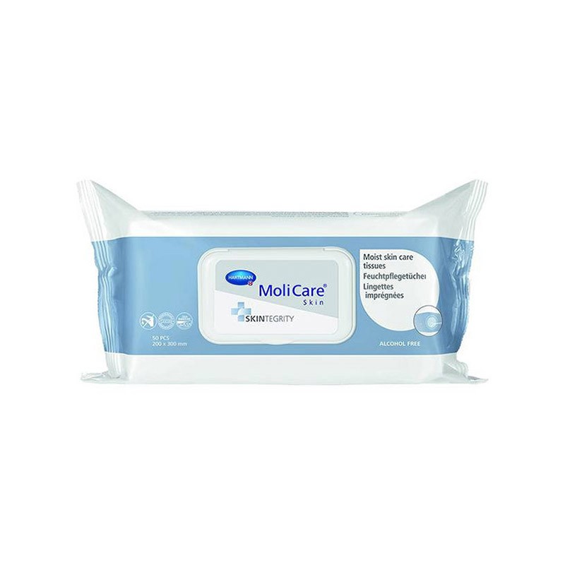 Lingettes impregnées Molicare Skin