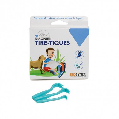 Magnien tire tiques 3 tailles de crochets