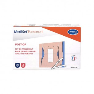 Mediset Hartmann Pansement Plaies suturées + ote-agrafes