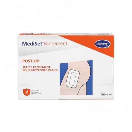 Mediset Hartmann Pansement Post-Op Plaies moyennes