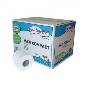 Papier toilette maxi compact 60m 500fts extra blanc