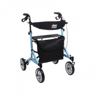 Rollator 4 roues Ultralight bleu ciel