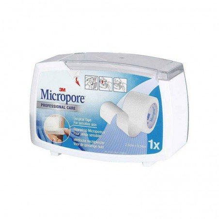 Sparadrap Micropore 3M +dévidoir 9