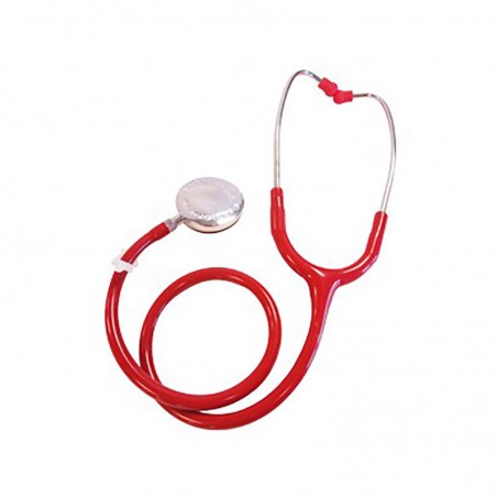 Stéthoscope Spengler Laubry Chrome Simple Pavillon Rouge