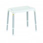 Tabouret de douche rectangulaire