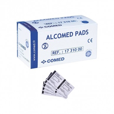 Tampons alcoolisés Alcomed Pads