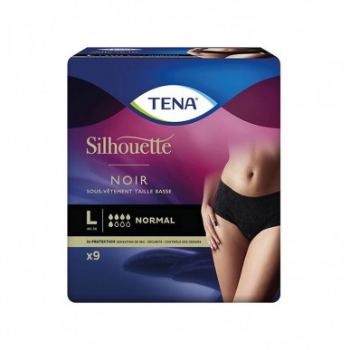 Tena Silhouette Normal Noir L