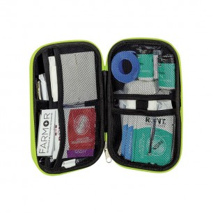 Trousse de secours jaune vehicule 2/4 personnes