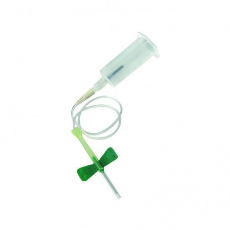 Unité de prélevement BD Vacutainer Safety Lok 178mm avec adaptateur 21 G 19mm 8/10