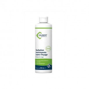 Solution nettoyante sans rincage 500ml Gilbert Healthcare