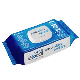 LINGETTES DETERGENTES EXEOL WIPES OPTIMAL