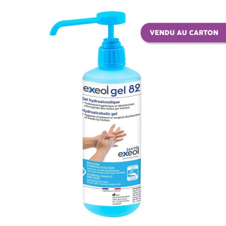 GEL HYDROALCOOLIQUE EXEOL GEL 82