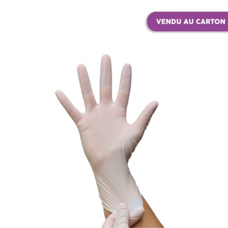 Gants examen Latex non-poudrés
